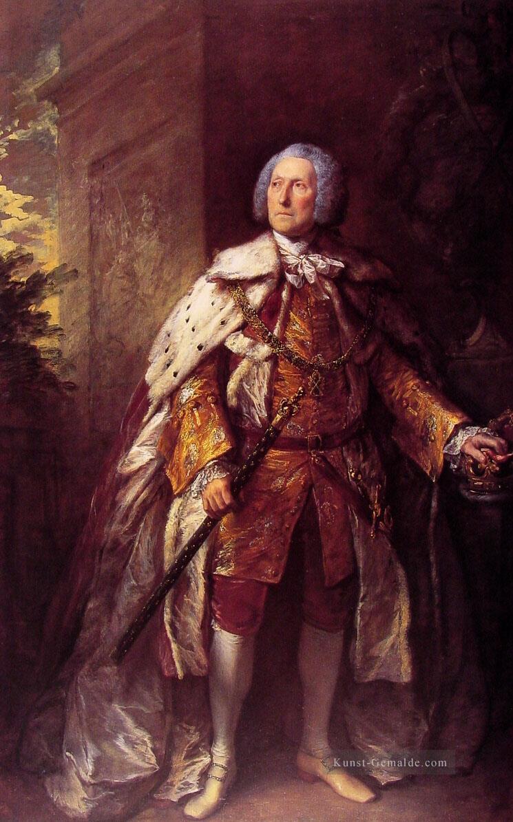 John Vierter Duke of Argyll Porträt Thomas Gains Ölgemälde